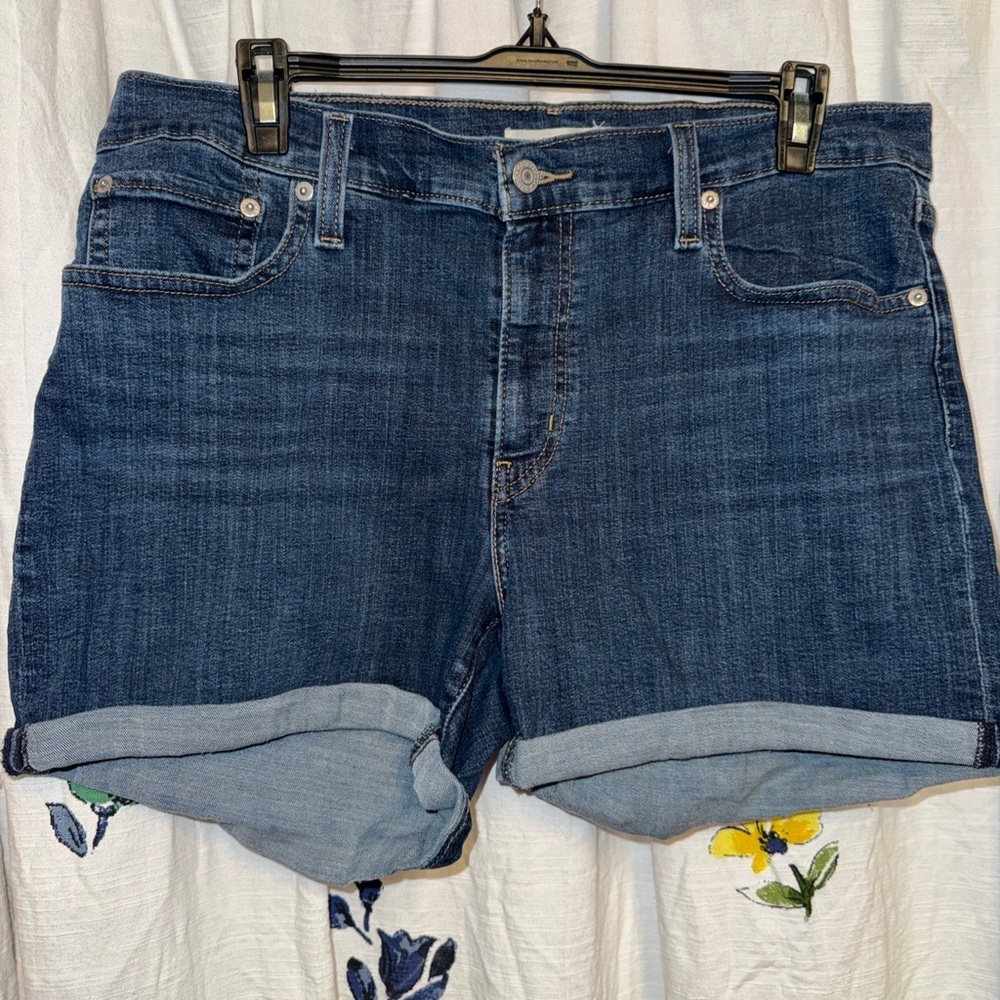 Levi’s Woman’s Mid Length Denim Shorts